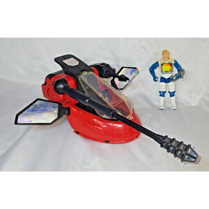 Visionaries Lancer Cycle Complete with Ectar Action Figure 1987 Hasbro No Helmet